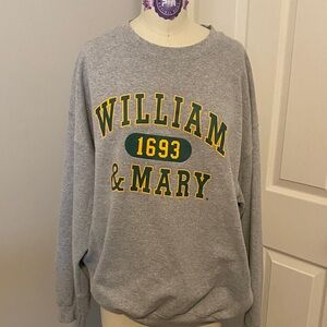 Gildan Gray William & Mary Crewneck Sweater